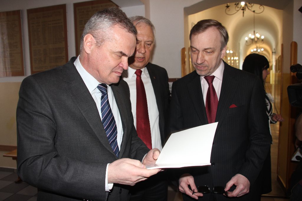 Bogdan Zdrojewski w Legnicy