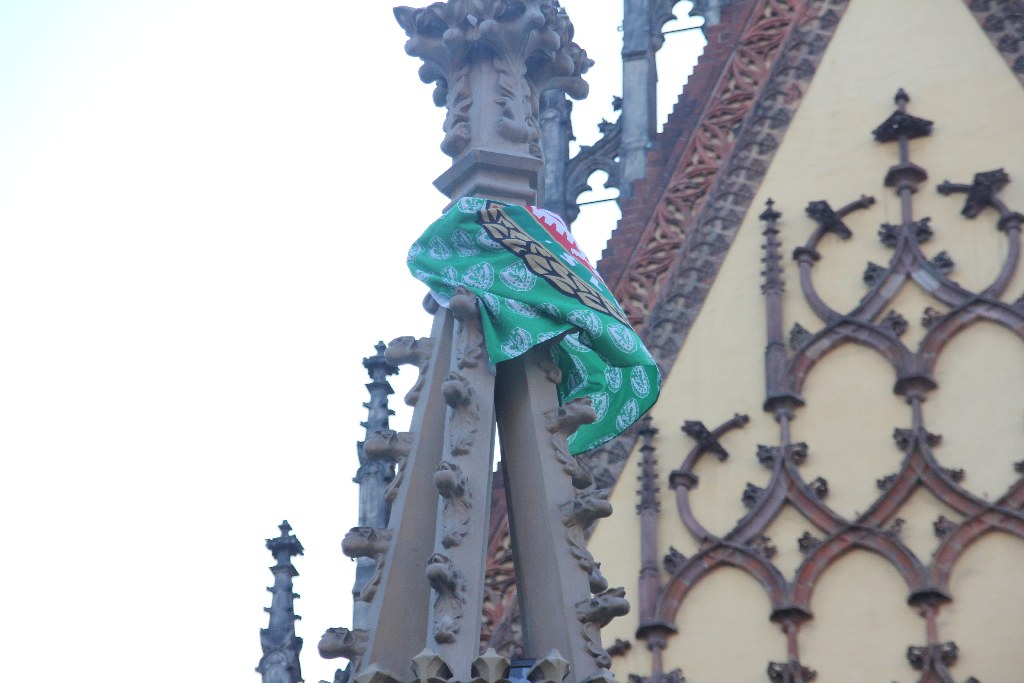 Mistrzowska feta na wrocławskim rynku