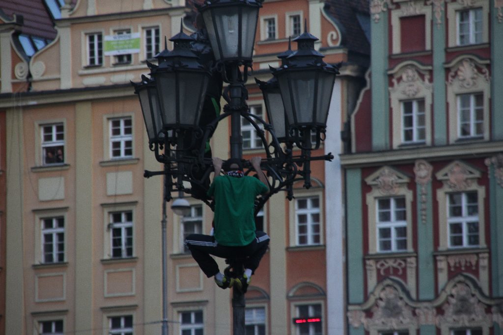 Mistrzowska feta na wrocławskim rynku