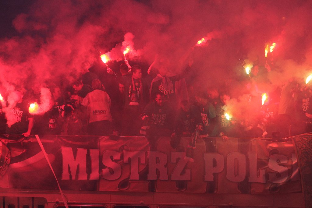Mistrzowska feta na wrocławskim rynku