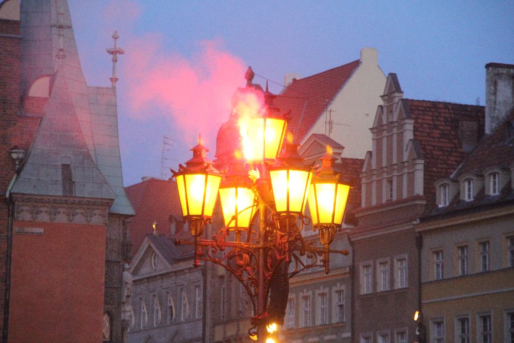 Mistrzowska feta na wrocławskim rynku