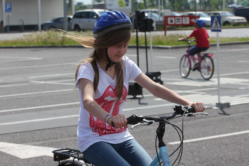 Miasteczko Ruchu Drogowego przed Auchan