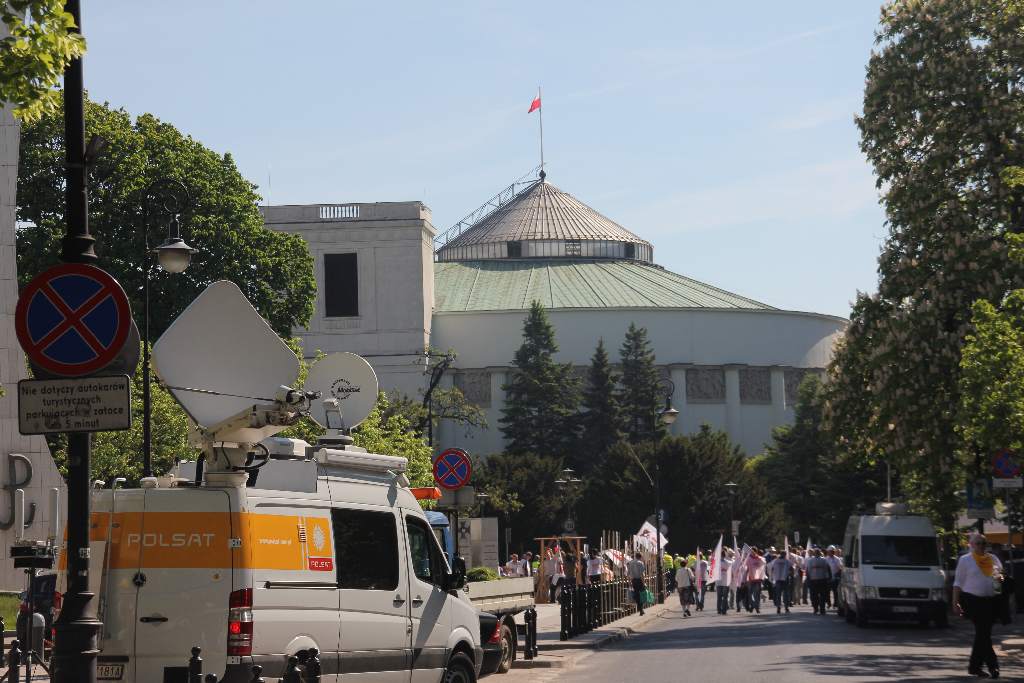 Pikieta Solidarności przed Sejmem