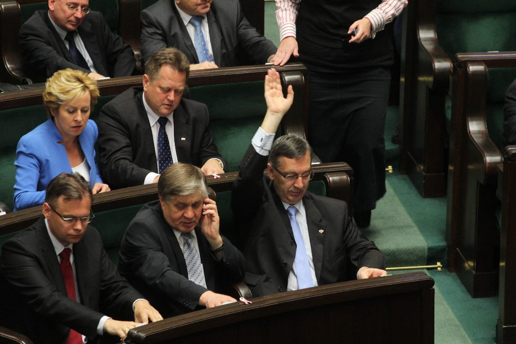 Pikieta Solidarności przed Sejmem