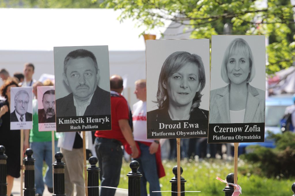 Pikieta Solidarności przed Sejmem