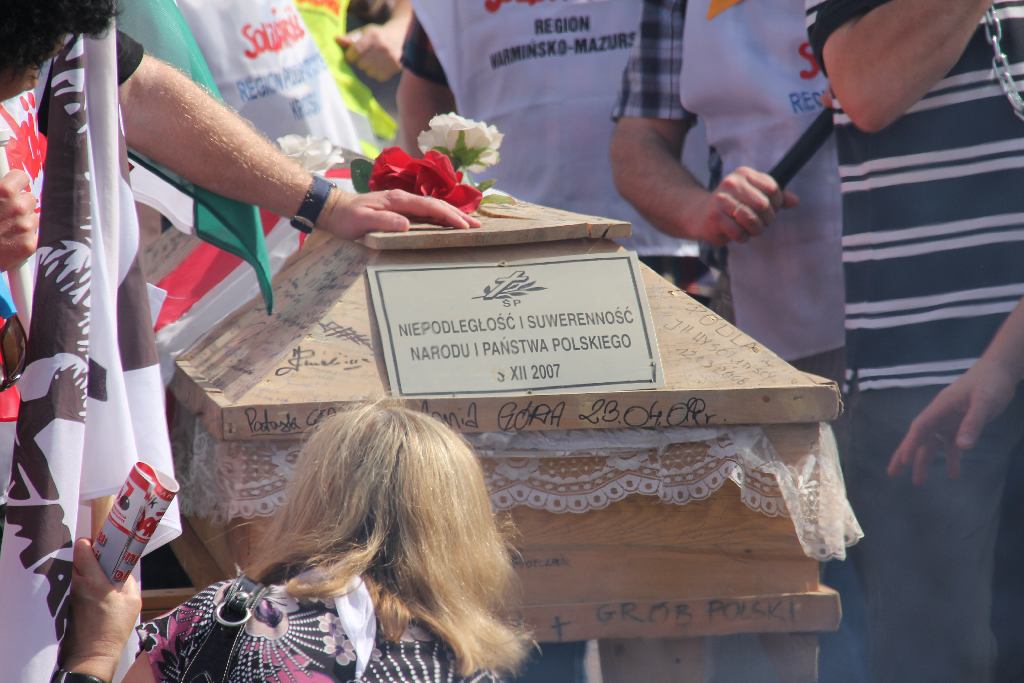 Pikieta Solidarności przed Sejmem