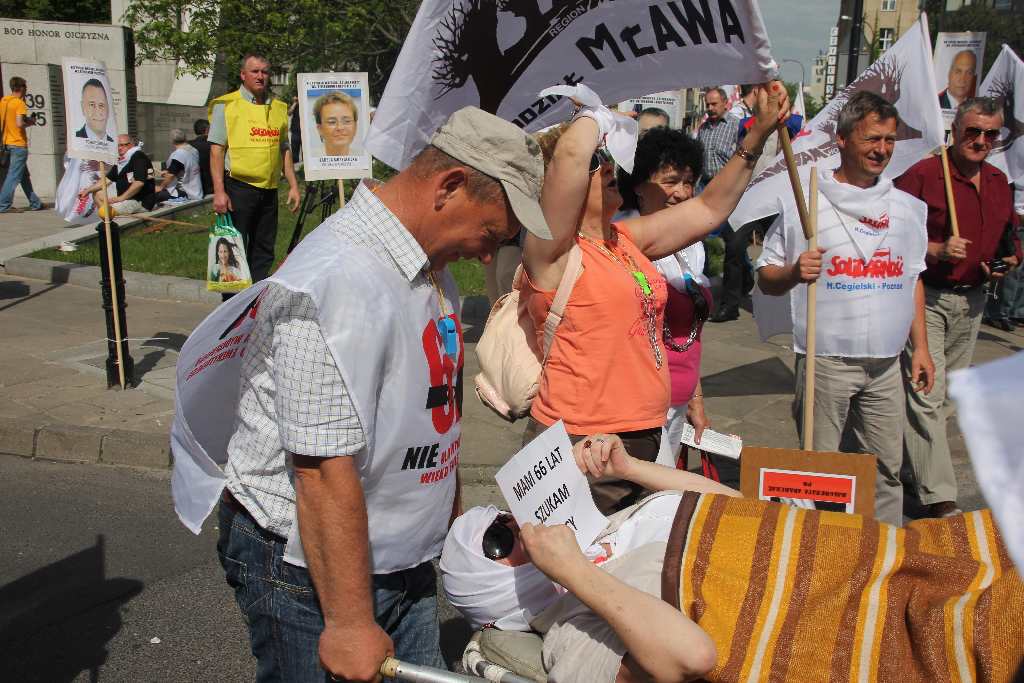 Pikieta Solidarności przed Sejmem