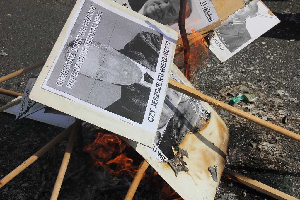 Pikieta Solidarności przed Sejmem