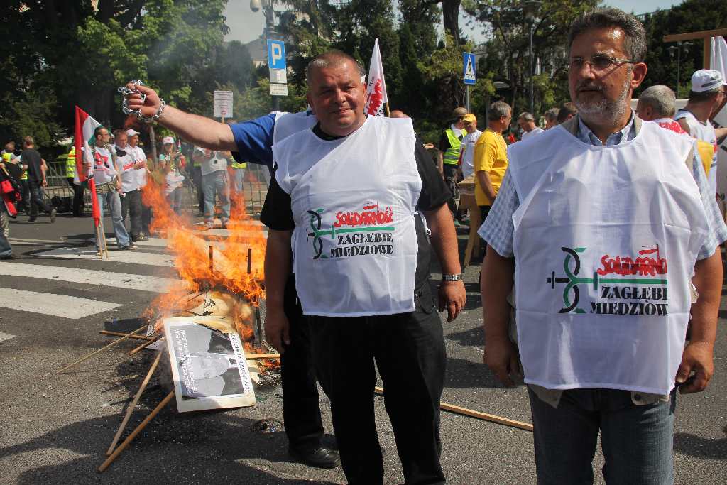 Pikieta Solidarności przed Sejmem