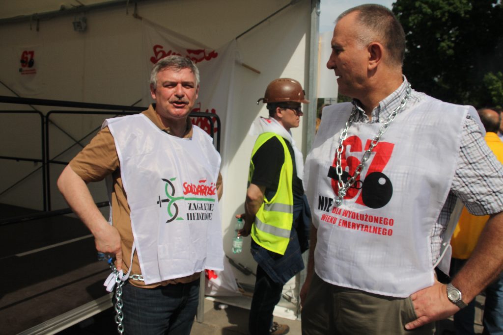 Pikieta Solidarności przed Sejmem