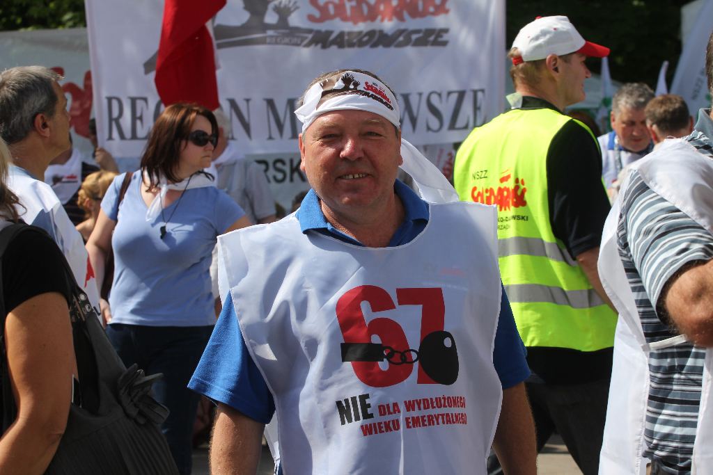 Pikieta Solidarności przed Sejmem