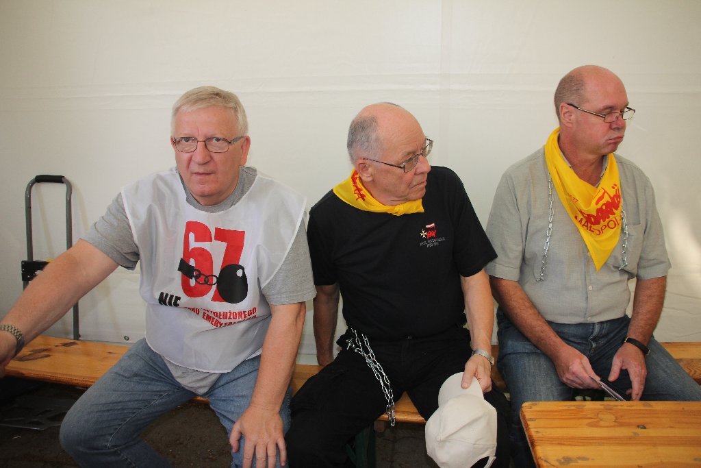 Pikieta Solidarności przed Sejmem