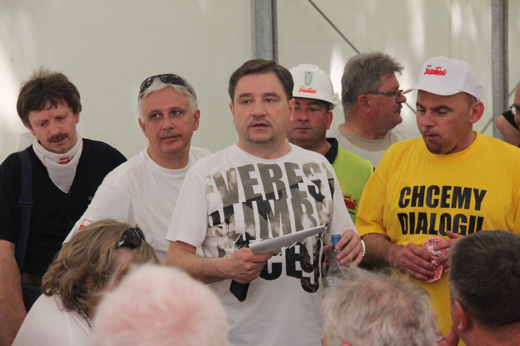 Pikieta Solidarności przed Sejmem