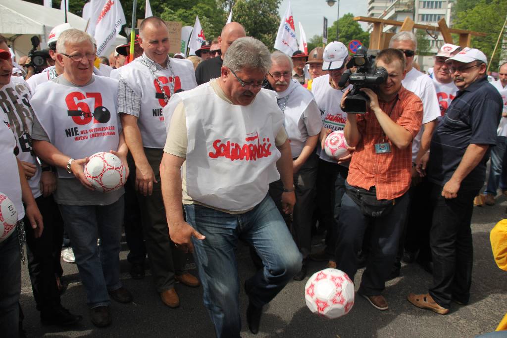 Pikieta Solidarności przed Sejmem