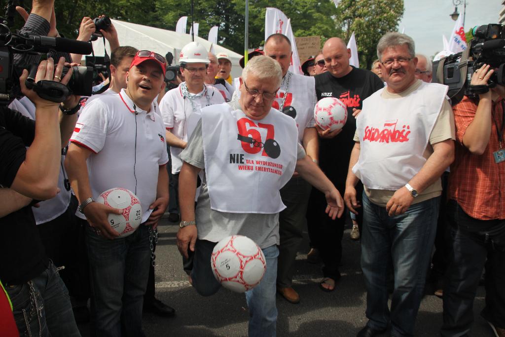 Pikieta Solidarności przed Sejmem