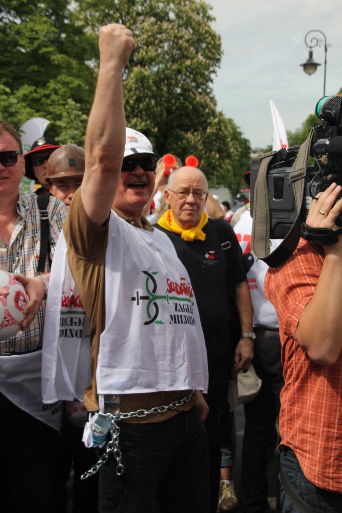 Pikieta Solidarności przed Sejmem