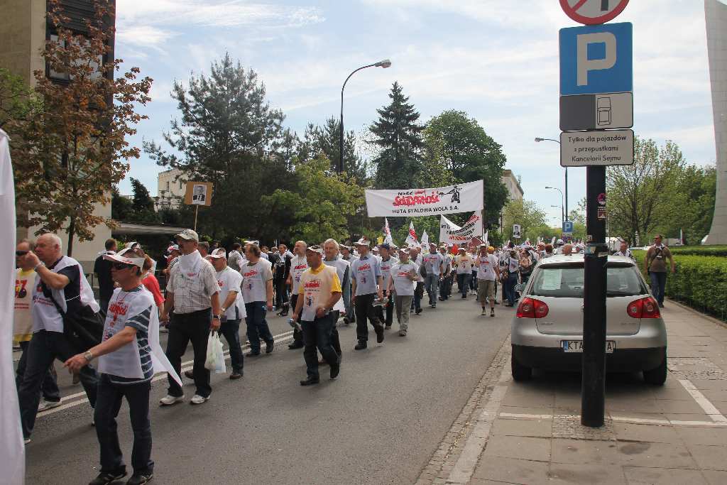 Pikieta Solidarności przed Sejmem