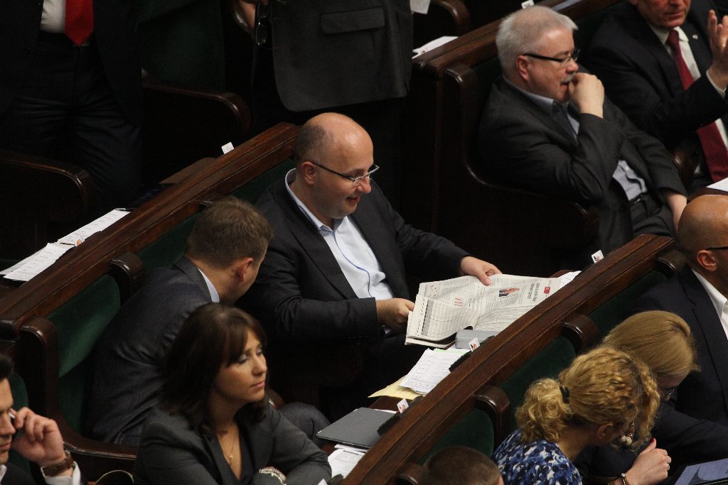 Pikieta Solidarności przed Sejmem