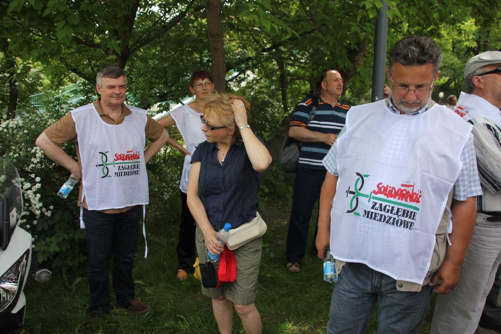 Pikieta Solidarności przed Sejmem