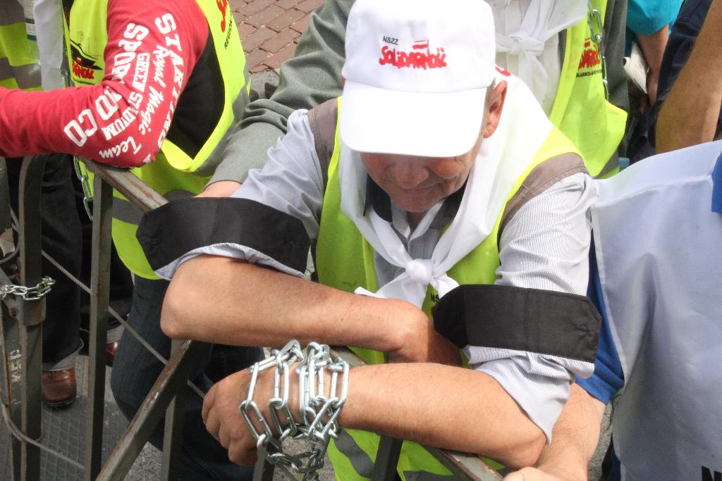 Pikieta Solidarności przed Sejmem