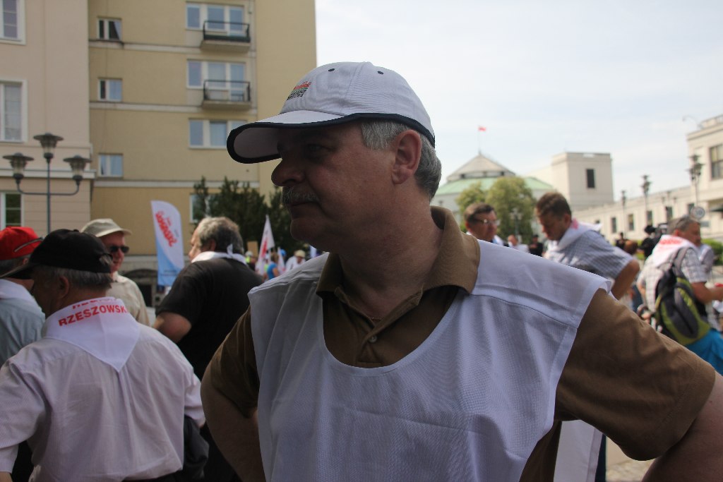 Pikieta Solidarności przed Sejmem