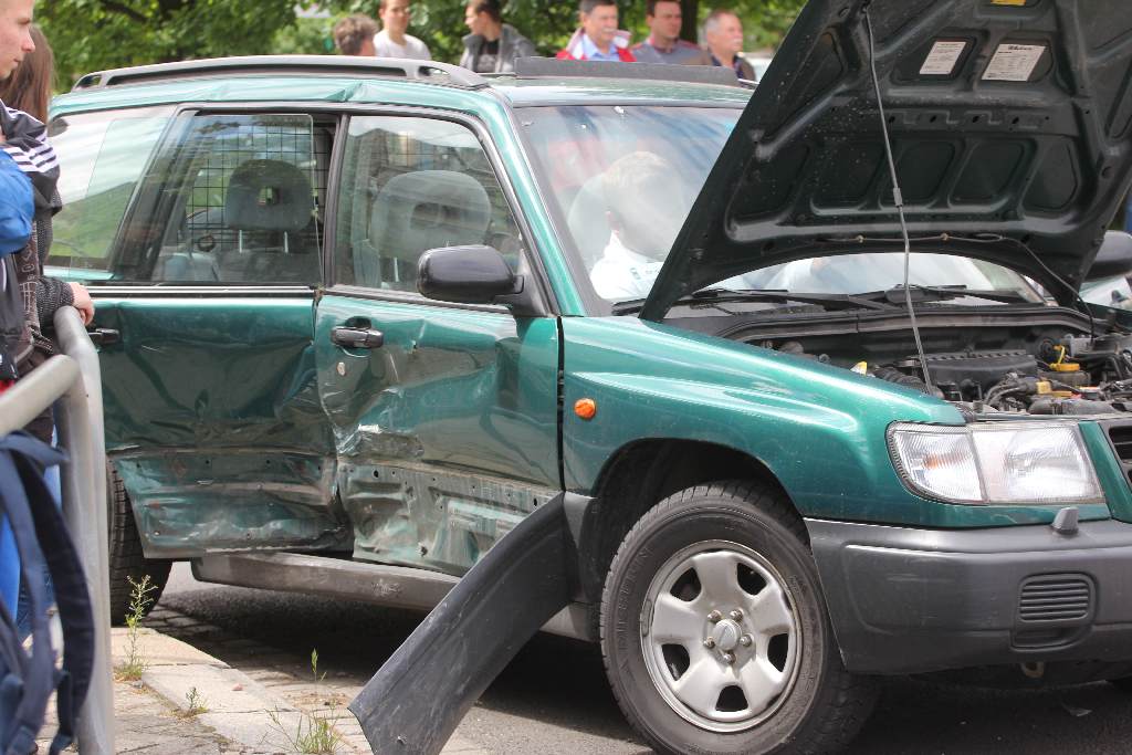 Wypadek na ulicy Wrocławskiej