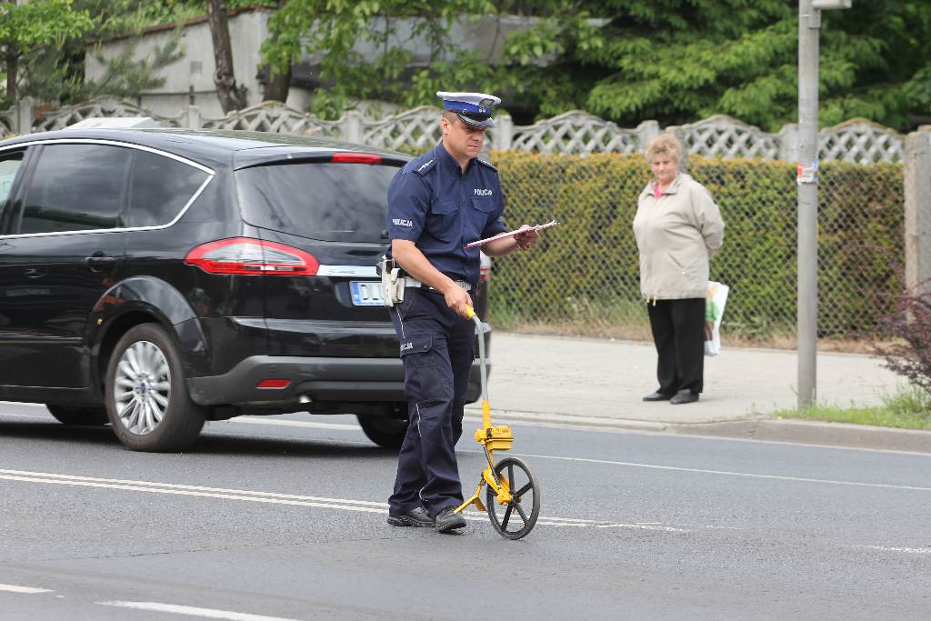 Wypadek na ulicy Wrocławskiej
