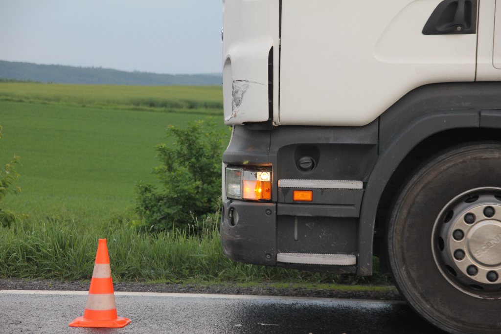 Wypadek na drodze Legnica - Złotoryja