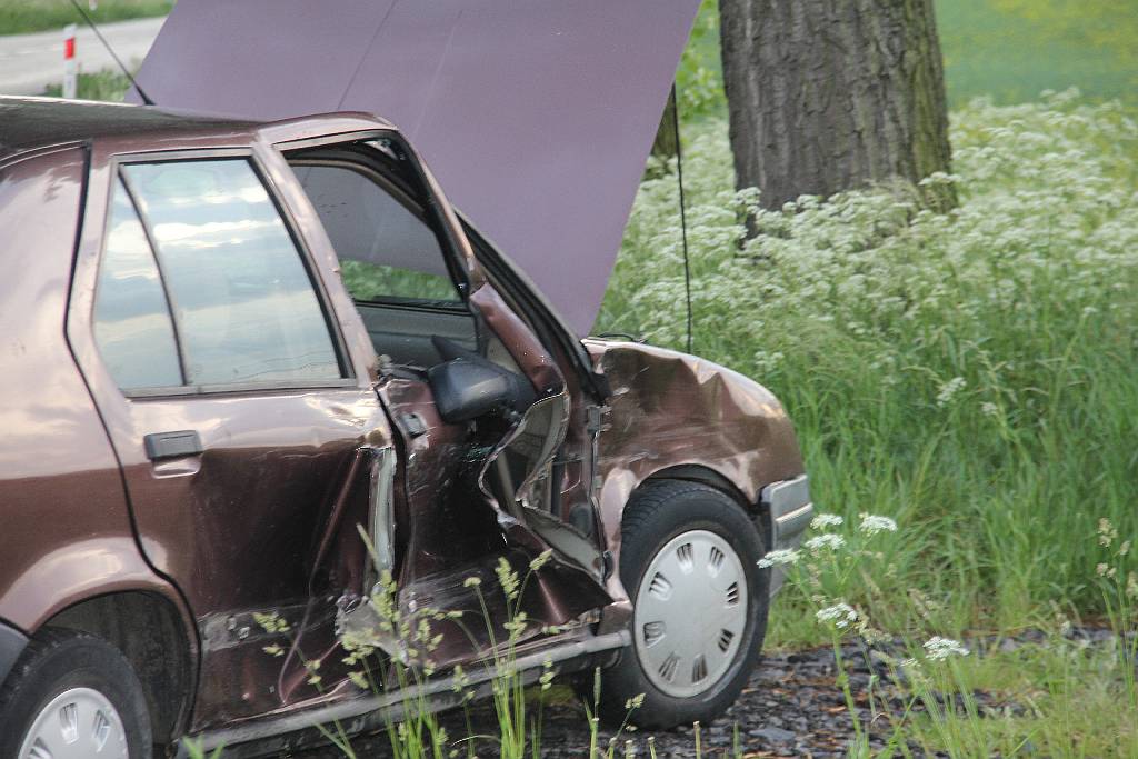 Wypadek na drodze Legnica - Złotoryja