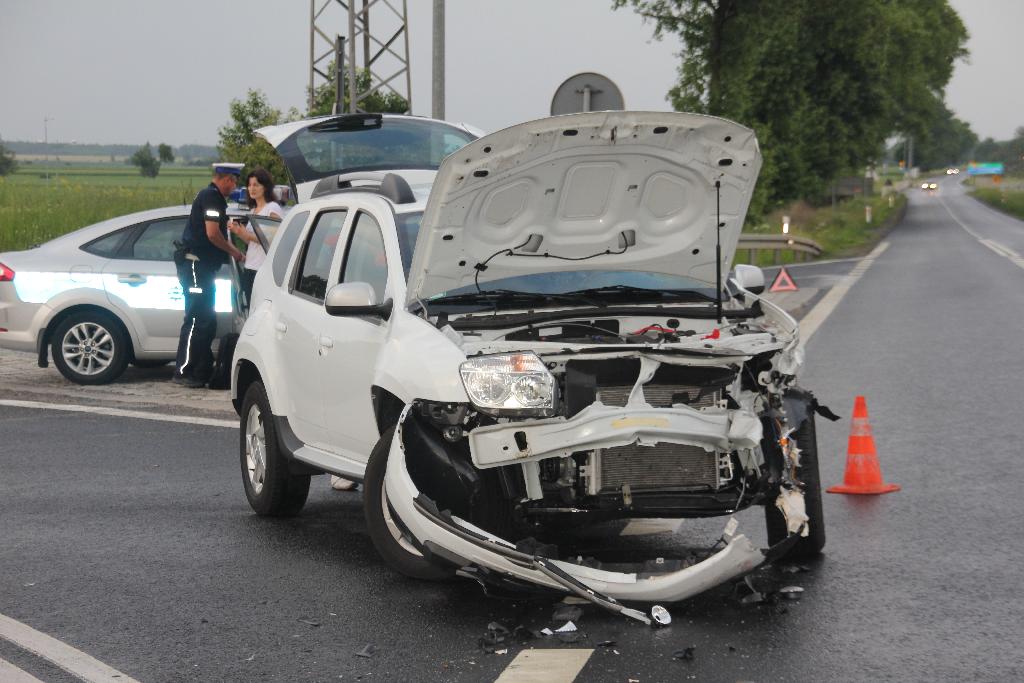 Wypadek na drodze Legnica - Złotoryja