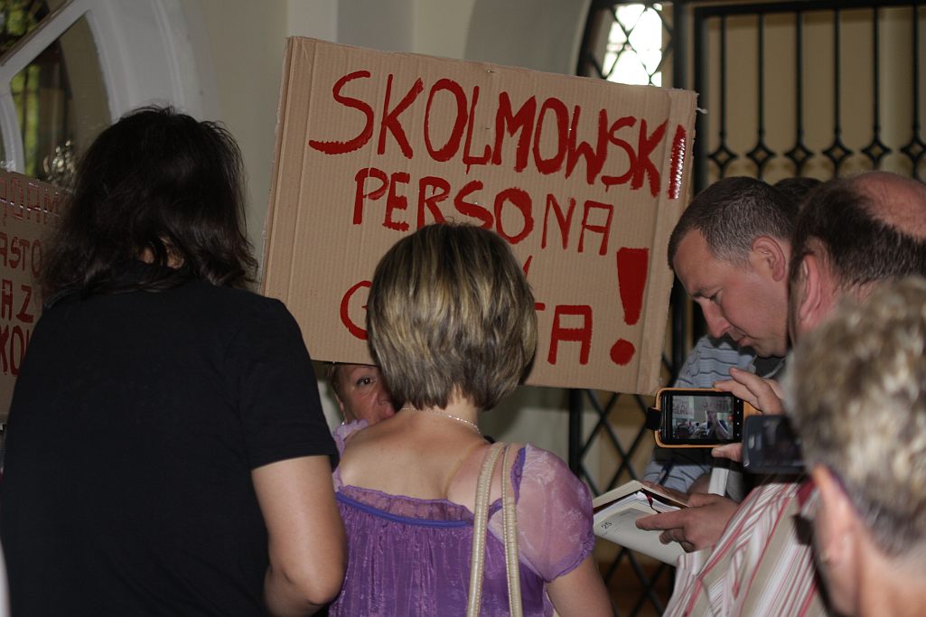 Protest w kurii