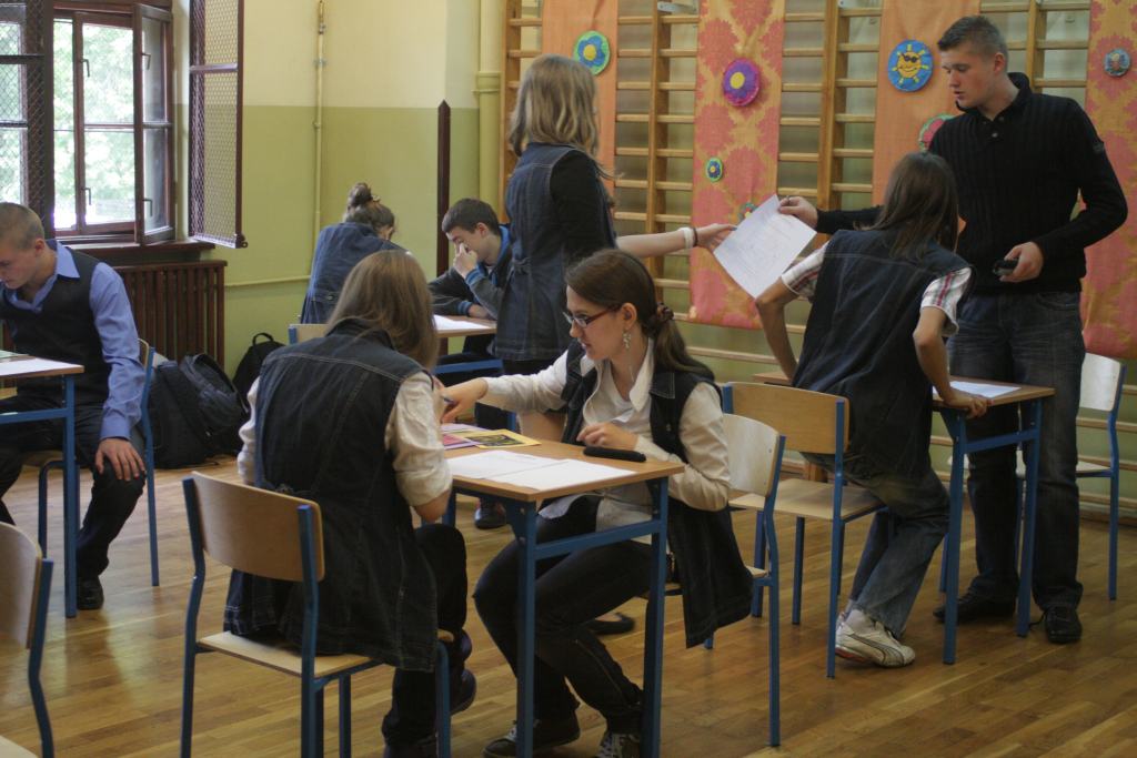 Maraton ekologiczny w V Gimnazjum