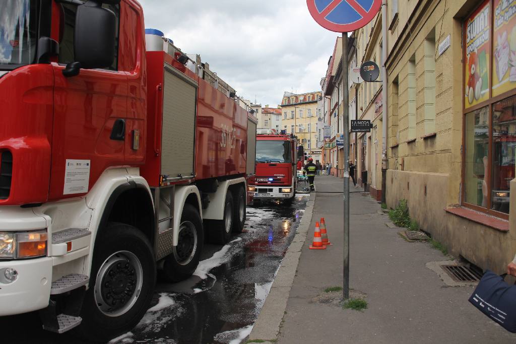 Pożar mieszkania na Jaworzyńskiej