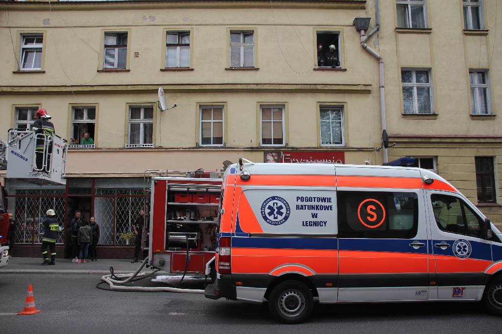 Pożar mieszkania na Jaworzyńskiej