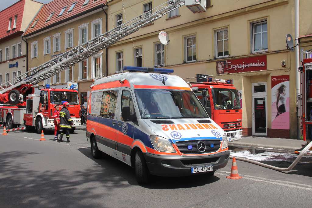 Pożar mieszkania na Jaworzyńskiej