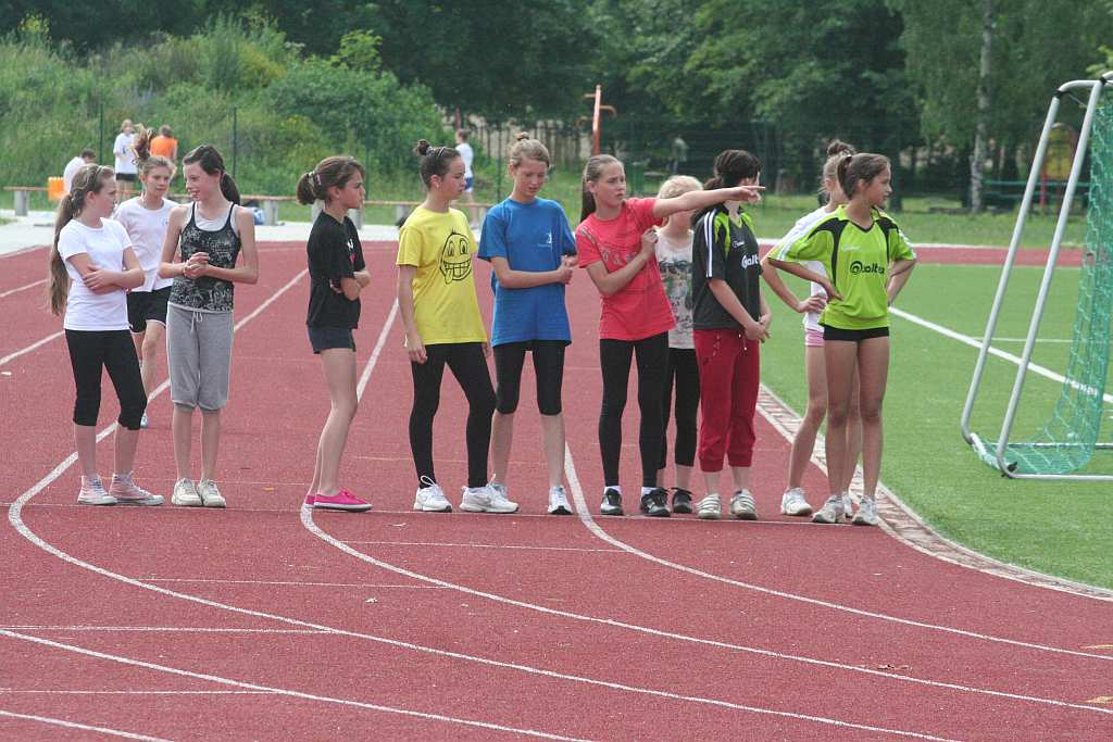 Zawody lekkoatletyczne w parku