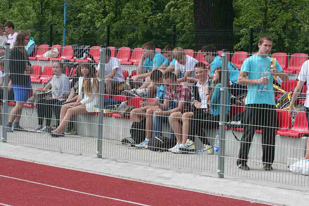 Zawody lekkoatletyczne w parku