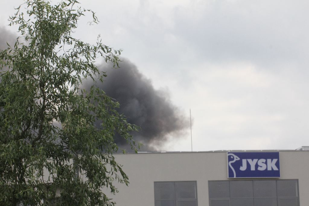 Spłonęła była baza PKS cz1