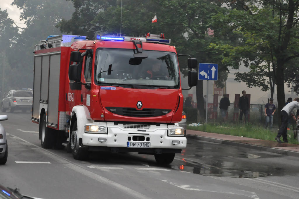 Spłonęła była baza PKS cz2