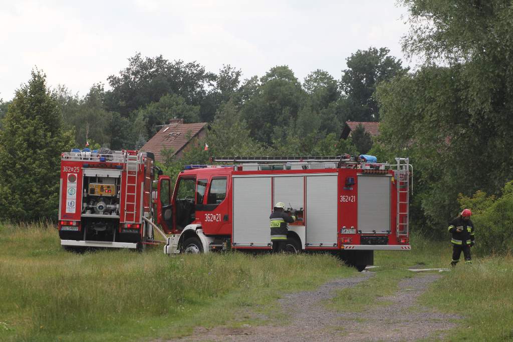 Spłonęła była baza PKS cz1