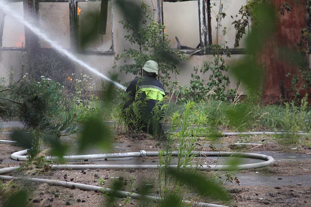 Spłonęła była baza PKS cz1