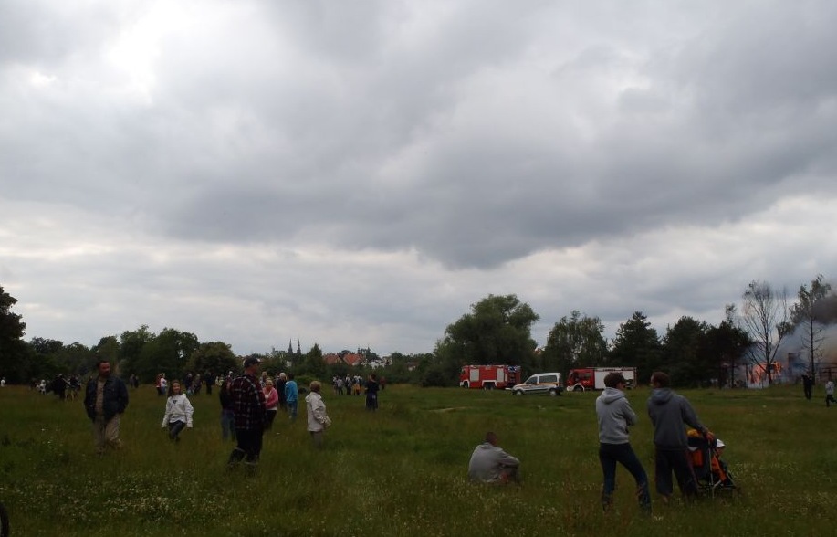 Spłonęła była baza PKS cz2