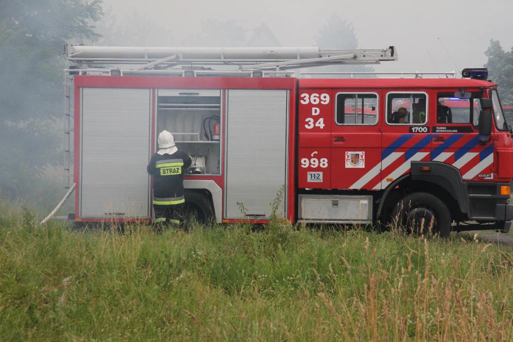 Spłonęła była baza PKS cz1