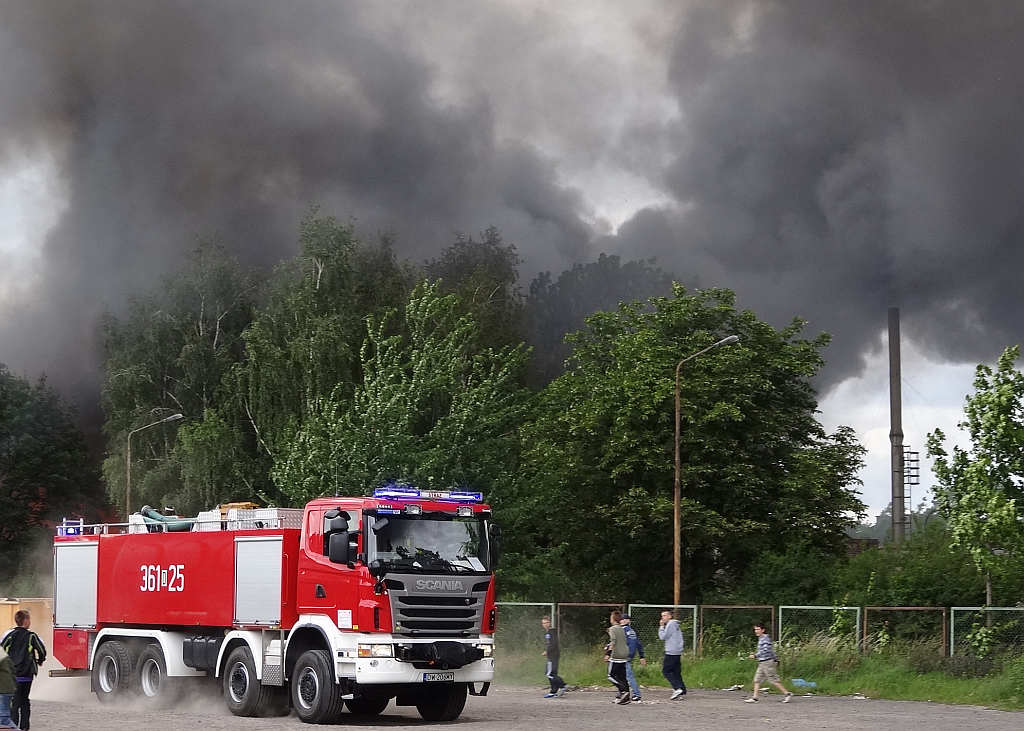 Spłonęła była baza PKS cz3