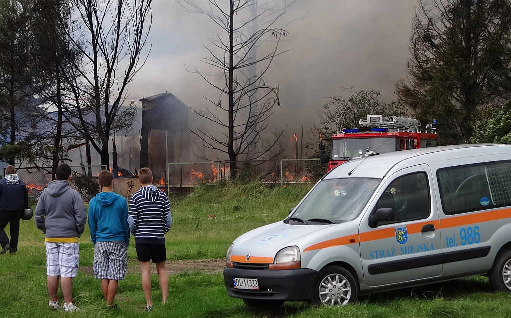 Spłonęła była baza PKS cz3