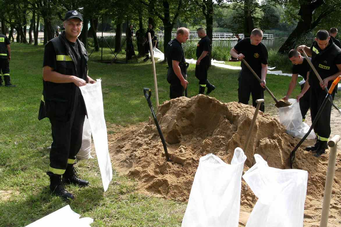 Szkolenie praktyczne strażaków OSP