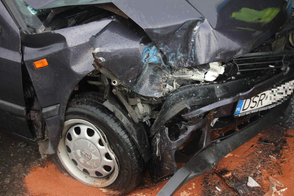 Wypadek z udziałem autobusu MPK