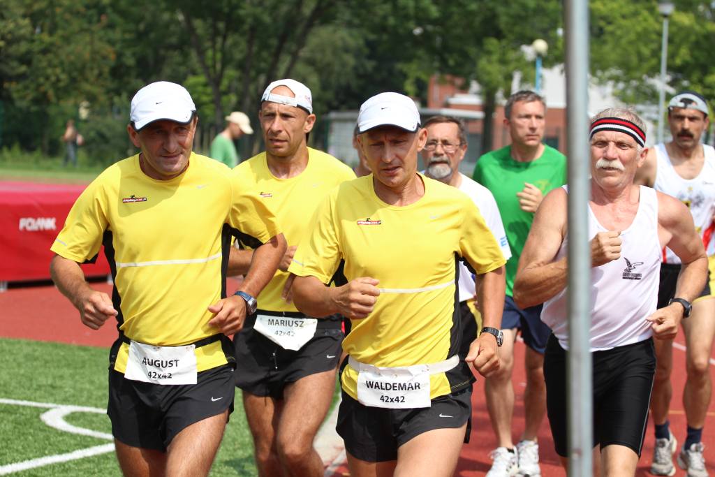 „42 maratony w 42 dni” w Parku Miejskim