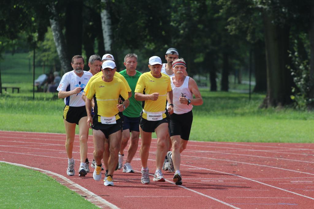 „42 maratony w 42 dni” w Parku Miejskim