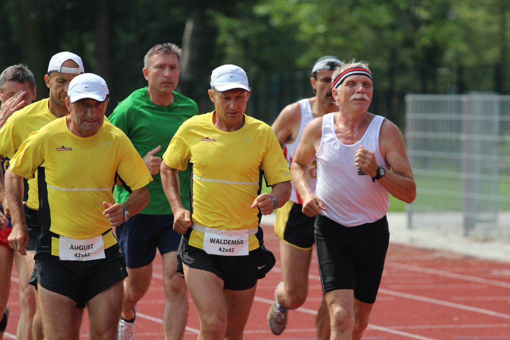 „42 maratony w 42 dni” w Parku Miejskim